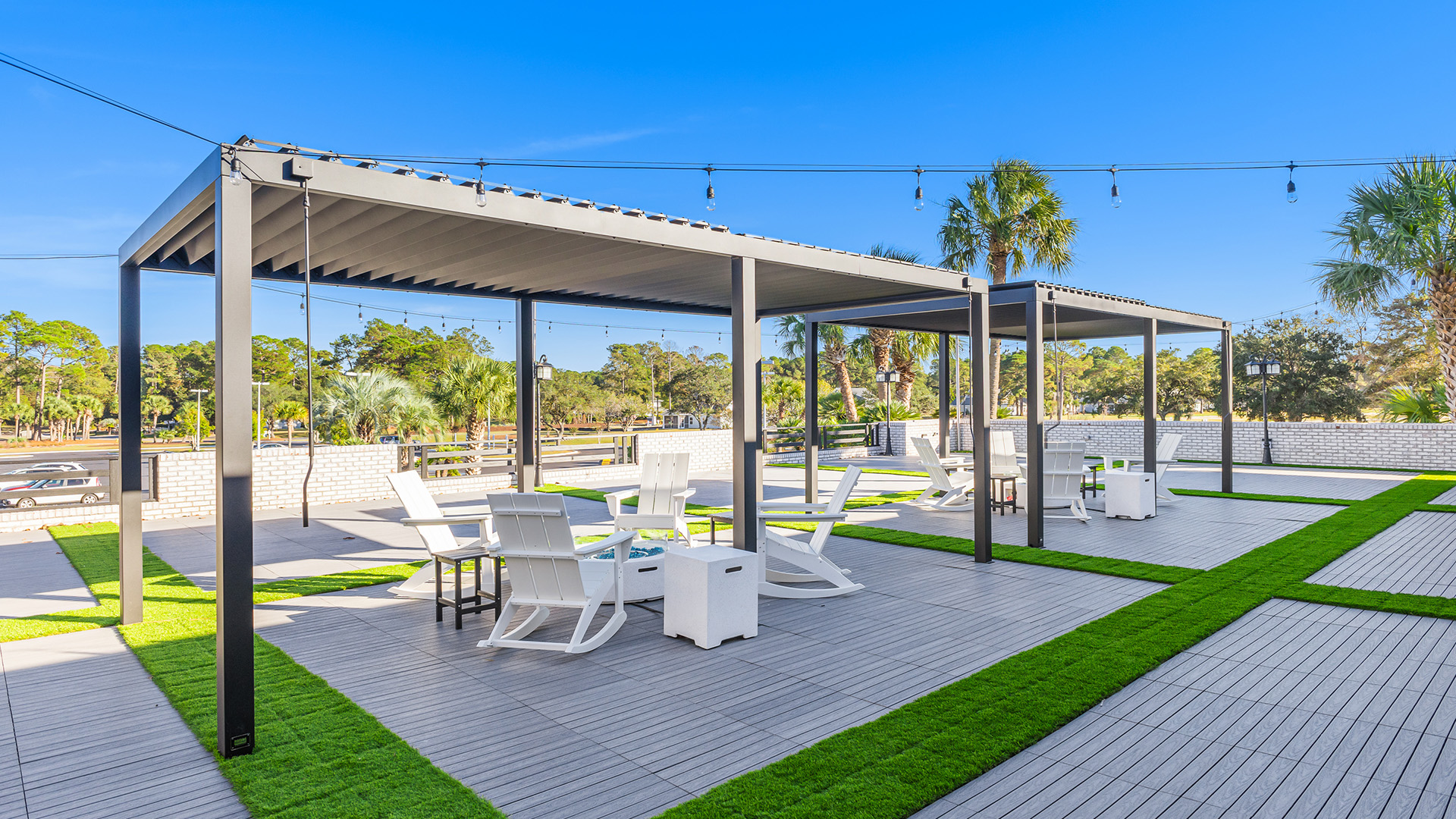 Pergola Courtyard at Sunset Prime