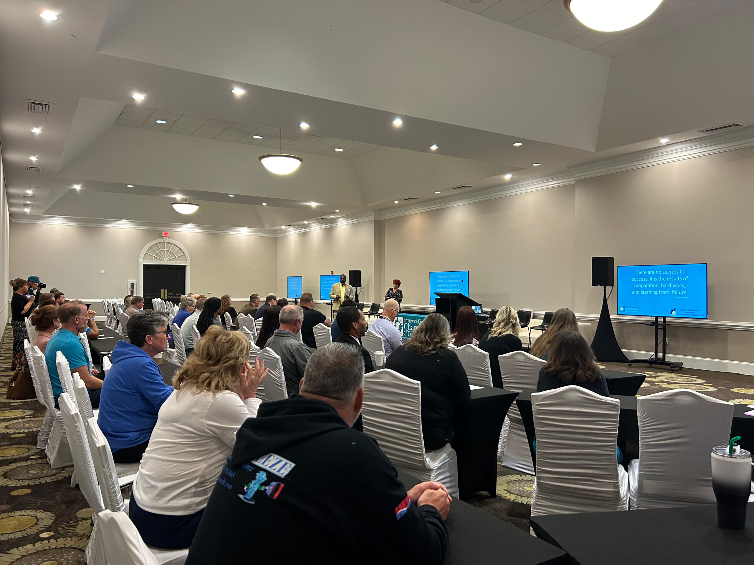 Sea Trail Convention Center- Ballroom Salon- Classroom Setup Presentation