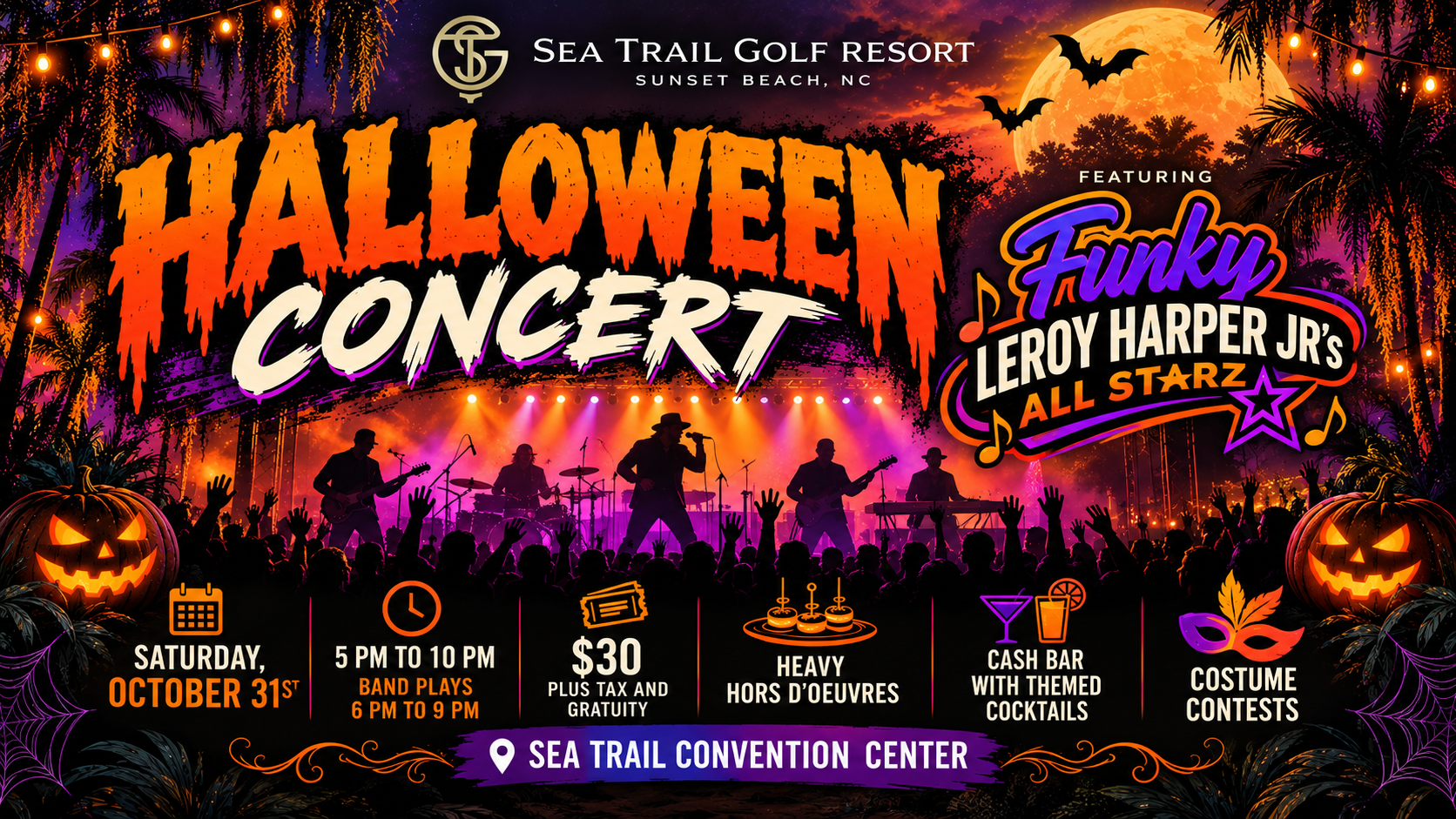 Events @ Sea Trail Golf Resort- Live Music, Holiday